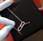 AAA Replica Hermes 925 Silver Diamond Necklace Price